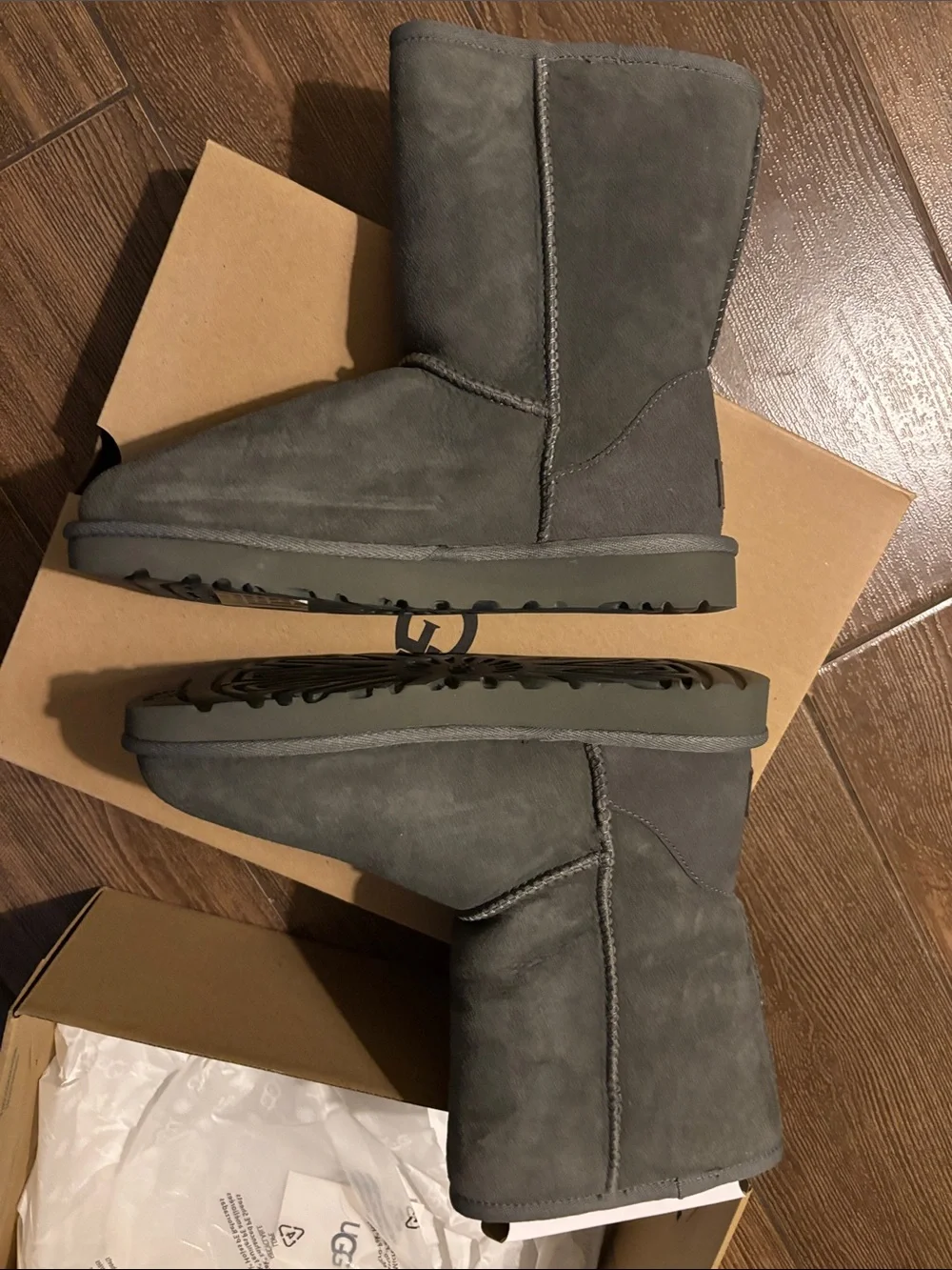 UGG Classic Short Boot in Charcoal